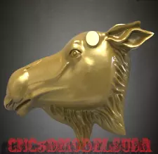 Moose head 3d model STL file for cnc router laser & 3d printer