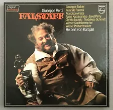 G359 Verdi Falstaff Taddei Panerai Karajan VPO 3LP Philips 6769 060 Digital Ster