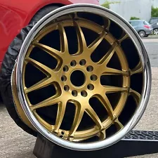 XXR 526 18" x 9J ET25 & 18" x 10.5J ET20 5x114.3 & 5x120 SET OF 4 WHEELS - Gold