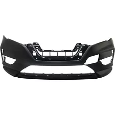 Front Bumper Cover For Nissan Rogue 2017-20 Primed With License Plate Provision