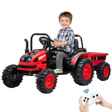 New Listing12V Kids Electric Ride on UTV Truck Toys Car w/Dump Bed Music Remote control R