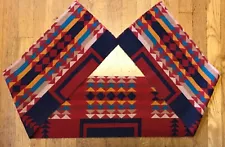 Pendleton Wool Fabric, 9” X 62”, "Harding" Nez Perce Design, Light-Weight