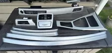 07-13 BMW E92 328i 335i Coupe Dash Brushed Aluminum Silver Interior Trim SET OEM (For: 2010 BMW 328i)