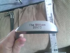 Wilson Staff 8802 Putter.. Vintage?.. Original Silver Piped Leather.. MRH.. Look