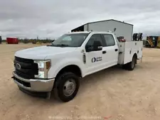 2018 Ford F-350 XL Super Duty 4X4 Crew Cab Service Mechanics Truck Crane bidadoo