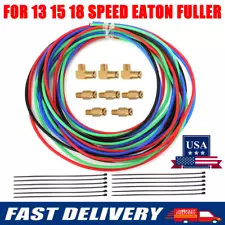 For 13 15 18 Speed Eaton Fuller Transmission & (4 Line) Air Line Kit Shift Knob