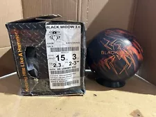 NEW 15LB HAMMER BLACK WIDOW 3.0 BOWLING BALL 065H