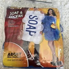 Spirit Halloween Soap & Loofah Couples Costume Adult One Size Halloween Theme