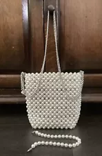 Zara Trinny White Pearl Silver Trinny Bag. One Size. Perfect Condition.