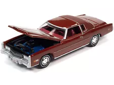 1975 Cadillac Eldorado Firethorn Red Metallic with Rear Section of Roof Matt Dar