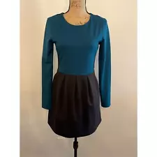 Pretty Little Liars Spencer Black & Blue Long Sleeve Dress Medium