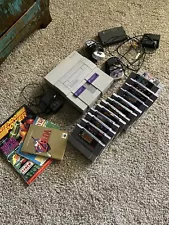 Nintendo Super NES Console In Great Condition w/13 Games