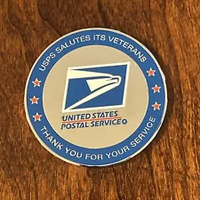 USPS Salutes It's Veterans Thank You For Your Service Challenge Coin