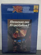 Atari XE- Rescue on Fractalus! - 1987 New & Factory Sealed. No Tears In Seal.