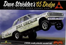 Moebius 2451 Dave Strickler's '65 Dodge Altered Wheel Base F/C 1/25 model kit