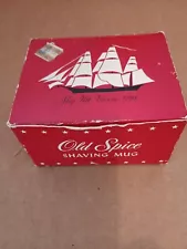 Vintage Old Spice Shaving Mug Ship Recovery Set NIB (BoxG)