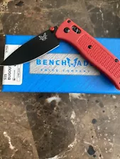 Benchmade Bugout 535 S30v Steel Red/Blk New In Box Closeout