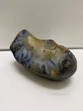 POLISHED BLUE FOREST PETRIFIED WOOD AGATE - WYOMING