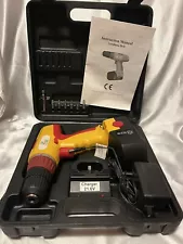 NEW Tornado Tools Kinetic Research 21.6V Drill,CASE,BATTERY,CHARGER, BITS,PAPERS