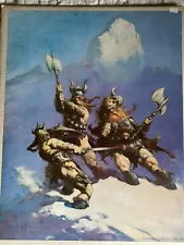 Frank Frazetta SNOW GIANTS ORIGINAL 1979 Poster NEW SEALED