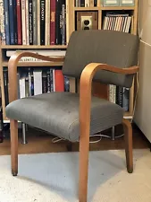 Thonet Mid Century Modern Bentwood Upholstered Chair RARE mcm