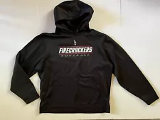 Firecrackers Fastpitch Softball Hoodie Sweatshirt Women's Sz M Black Spirit Wear