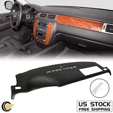 FOR 2007-2014 TAHOE SUBURBAN GMC YUKON DASH BOARD CAP DASHBOARD COVER OVERLAY