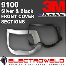 3M Speedglas Silver & Black Front Covers 9100 FX MP Welding Helmet Visor 540500