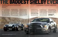 1965 427 Shelby Cobra vs 2011 Shelby GT 500 Super Snake Comparison Road Test