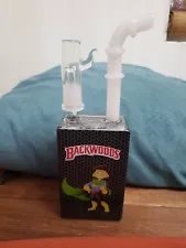 Backwoods Super Hero Smoker 14mm Male Oil Rig Glass Juice Box Water Pipe Bong