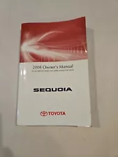 2008 TOYOTA SEQUOIA OWNERS MANUAL Free Shipping Priced To Sell