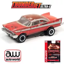 Auto World Thunderjet 1958 Plymouth Fury Christine For Sale/Dirty HO Slot Car