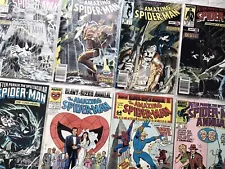 VINTAGE 1980's MARVEL Web of AMAZING Spectacular SPIDER-MAN Comic Books Lot EXC