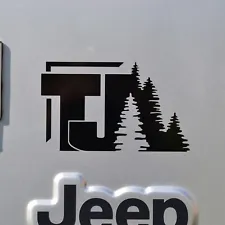 TJ Letters Decal for Jeep Wrangler TJ (1997-2006)