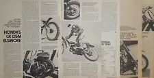 1975 Honda CR125M Elsinore 4pg Test Article + Bonus Marty Smiths Honda Article