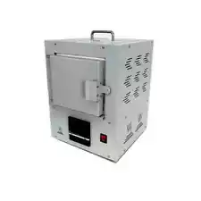 2KW Small Electric Furnace 220V Enclosed Ceramic Fiber Muffle Furnace DH-3S-1100