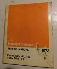 HARLEY DAVIDSON SERVICE MANUAL 1970 TO 1973 FL/FLH/FX