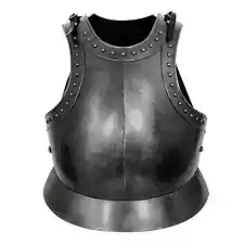 Knight SCA 18Ga body armour battle ready combat Medieval Black Armor