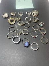 rings for women lot, Estate Sale Lot , Size 6 Rings, 23 Rings