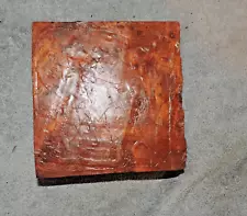 Amboyna Burl Turning Square -0114