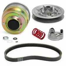 Drive Driven Clutch Belt Kit for Yamaha G2A-G22A 4 Cycle Gas Golf Cart 1985-2006 (For: 1985 Yamaha)