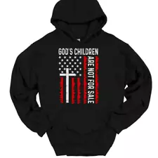 God's Children Are Not For Sale Hooded Sweatshirt Hoodie Christian