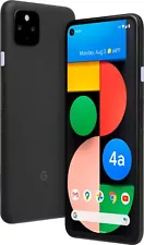 Google Pixel 4a (5G) G6QU3 Unlocked 128GB Just Black New In Box