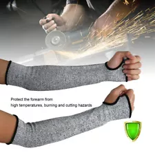 1 Pair Safety Protective Arm Sleeve Garden Cut Resistant Guard Armband Gloves UK