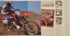 1984 Honda CR250R Original Motorcycle 7pg Test Article