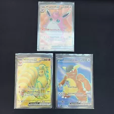 Pokémon Scarlet & Violet 151 Full Art Lot - Ninetales, Wigglytuff, Kangaskhan EX