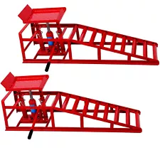 Auto Car Truck Service Ramps Lifts, Garage Car Lift Hydraulic Ramps Black 5 Ton