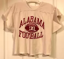 70s Alabama Crimson Tide Football Practice Jersey Heavyweight Unbleached Cotton