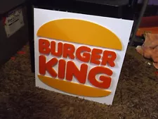 12 Inch Diameter Burger King(OLDER VERSION) 3D Printed 3D Logo Sign