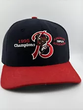 Vintage 1995 New Era Buffalo Bisons Champions Hat Sz M/L Snapback